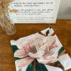 Kenyeres zsák PUL béléssel - pasztell virágmintás