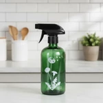 Pitypang mintás, zöld szórófejes üveg 500 ml