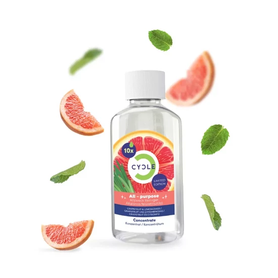 Cycle általános felülettisztító koncentrátum Grapefruit-Citromfű illattal (limitált kiadás)