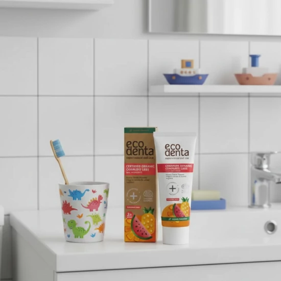 Ecodenta fogkrém gyerekeknek BIO, fluoridmentes 75 ml