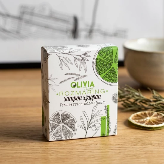 Olivia samponszappan – rozmaringos 90 g