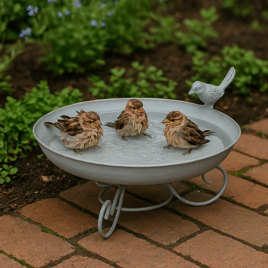 Öntöttvas madáritató 21,7 cm átmérőjű, vékonyabb falú, szürke
