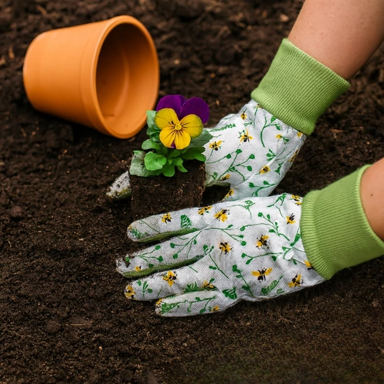 Méhecske mintás kerti kesztyű Esschert