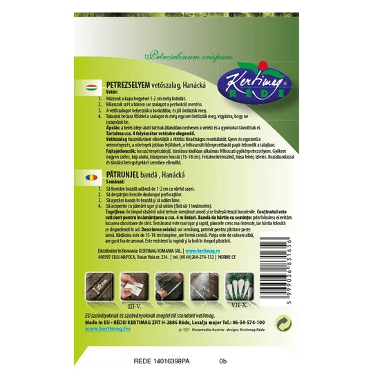RÉDEI VETŐMAGSZALAG - PETREZSELYEM (HANÁCKA)
