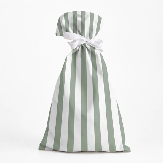 Kenyeres zsák PUL béléssel 0,5 kg kenyérhez - Menta csíkos