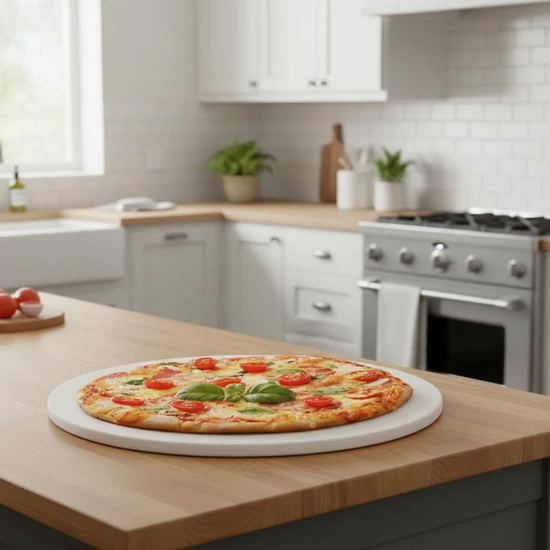 Pizzasütő kő és kenyérsütő lap - 30,5 cm