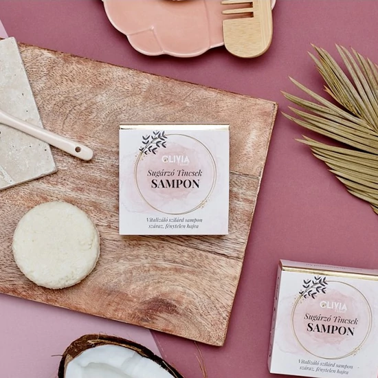 Olivia szilárd sampon - Sugárzó tincsek 60 g
