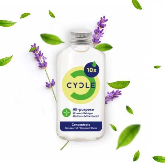 Cycle általános felülettisztító koncentrátum - 50 ml - Levendula és menta
