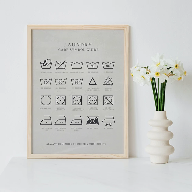 Mosási útmutató print digitálisan letölthető, több méretben