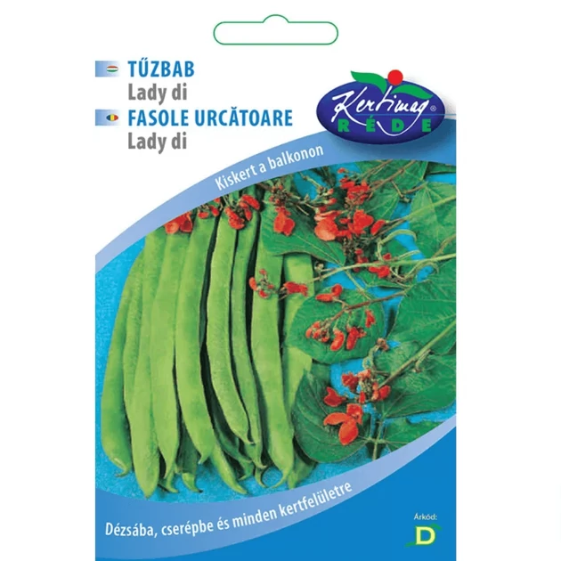 Rédei vetőmag balkonra - piros virágú tűzbab