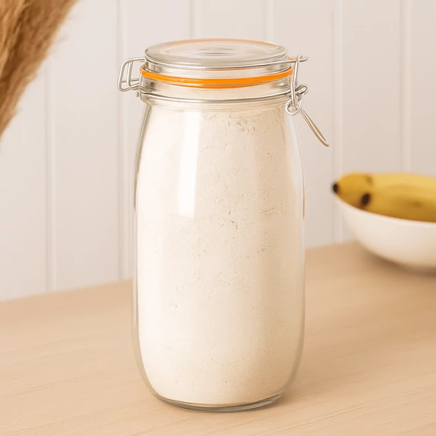 Csatos üveg tároló 1,5 literes